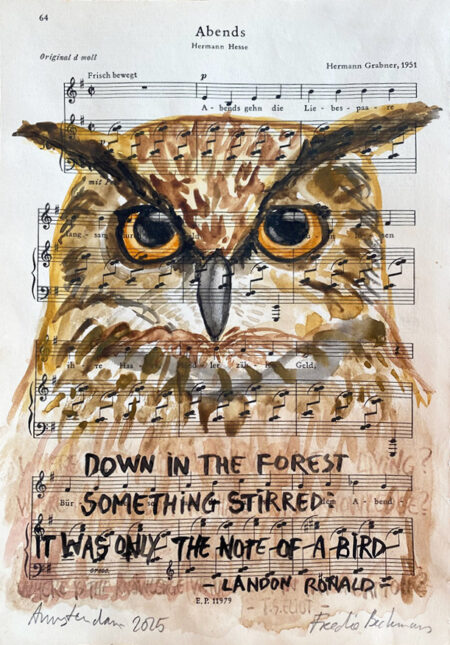 Down in the forest something stirred..., 2025