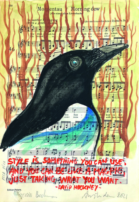 Style is something you can use ... (David Hockney), 2021