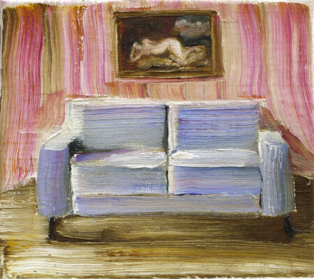 A couch and a painting I, 2024