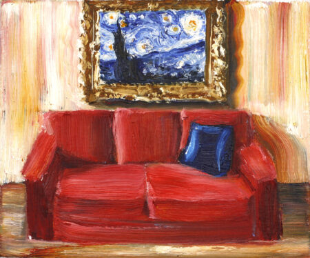 A couch and a painting II, 2025