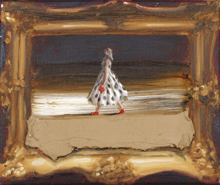 Walking wearing polkadots, 2024